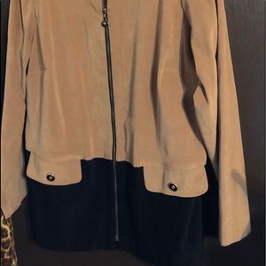 'Worthington' Moleskin Zip Jacket (Plus)